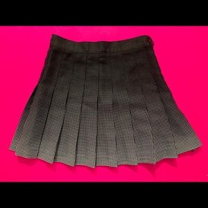 American Apparel Black Tennis Skirt